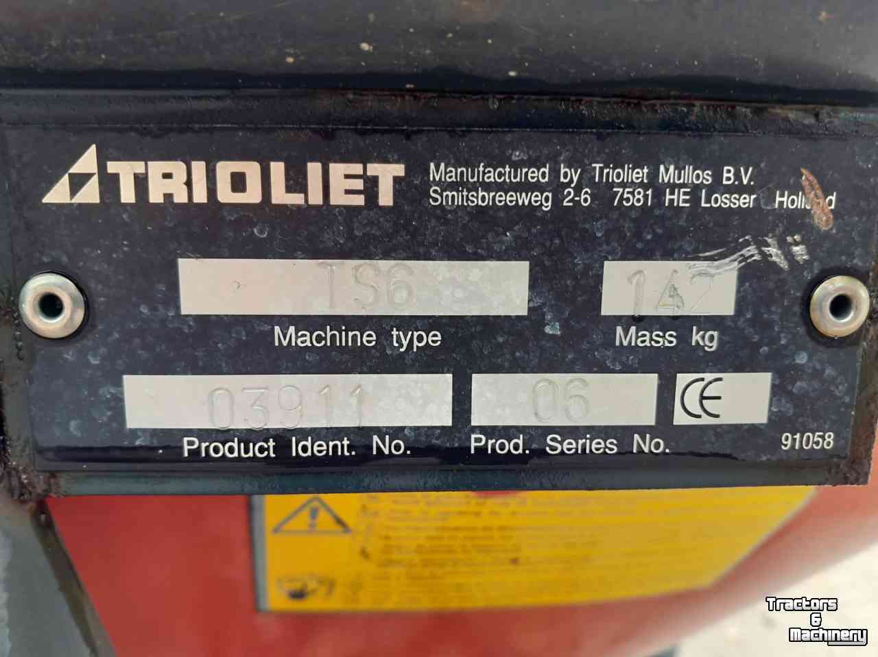 Fertilizer spreader Trioliet TS6