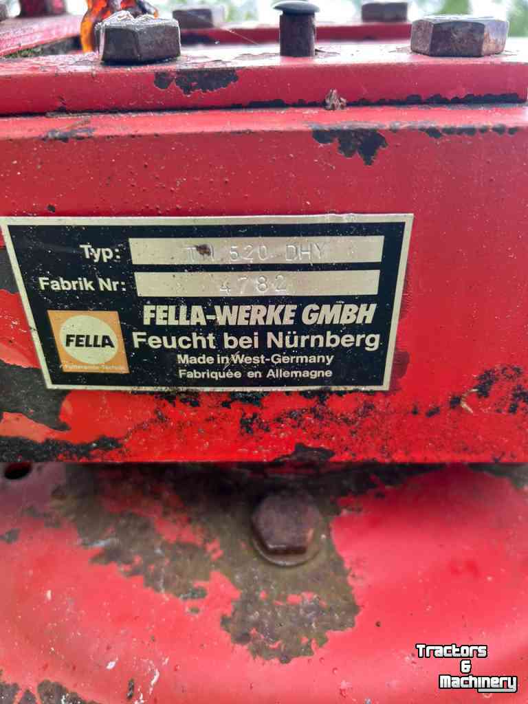 Tedder Fella TH 520 4 element schudder hydro opklapbaar