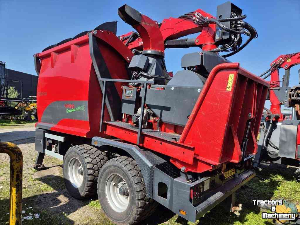 Wood Chipper Greentec 942/14 A Houtversnipperaar + Hoogkipbak