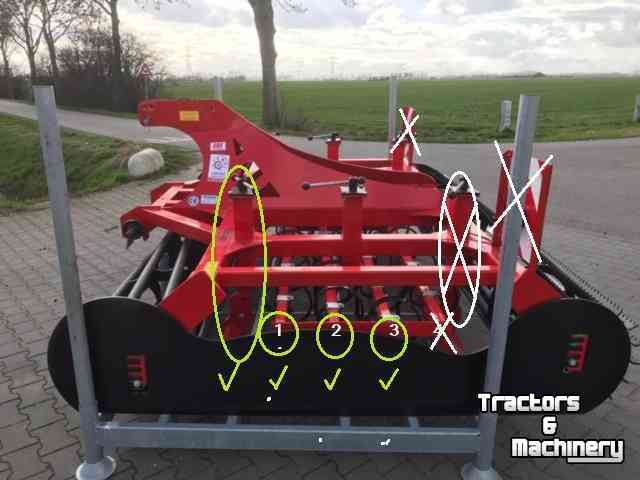 Seedbed combination GRS Vento VT32EPFR-K52 frontverkruimelaar, zaaibedbereider