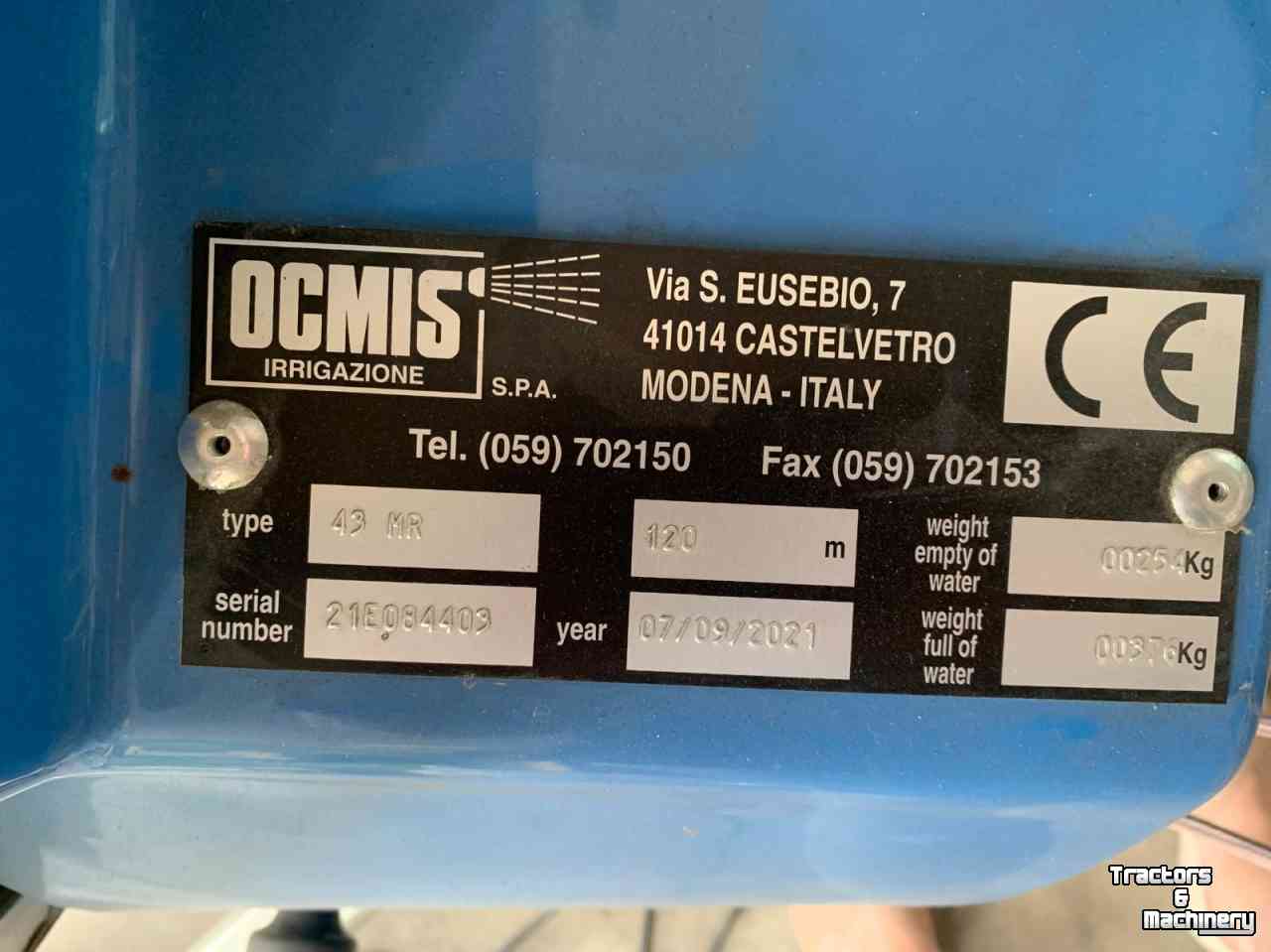 Irrigation hose reel Ocmis 43 MR