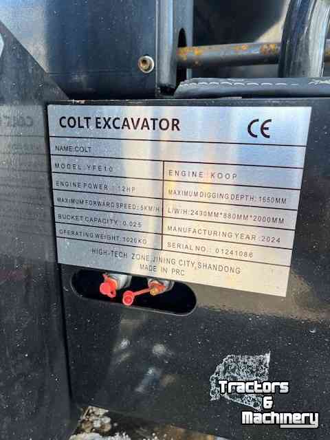 Mini-Excavator  COLT YFE10