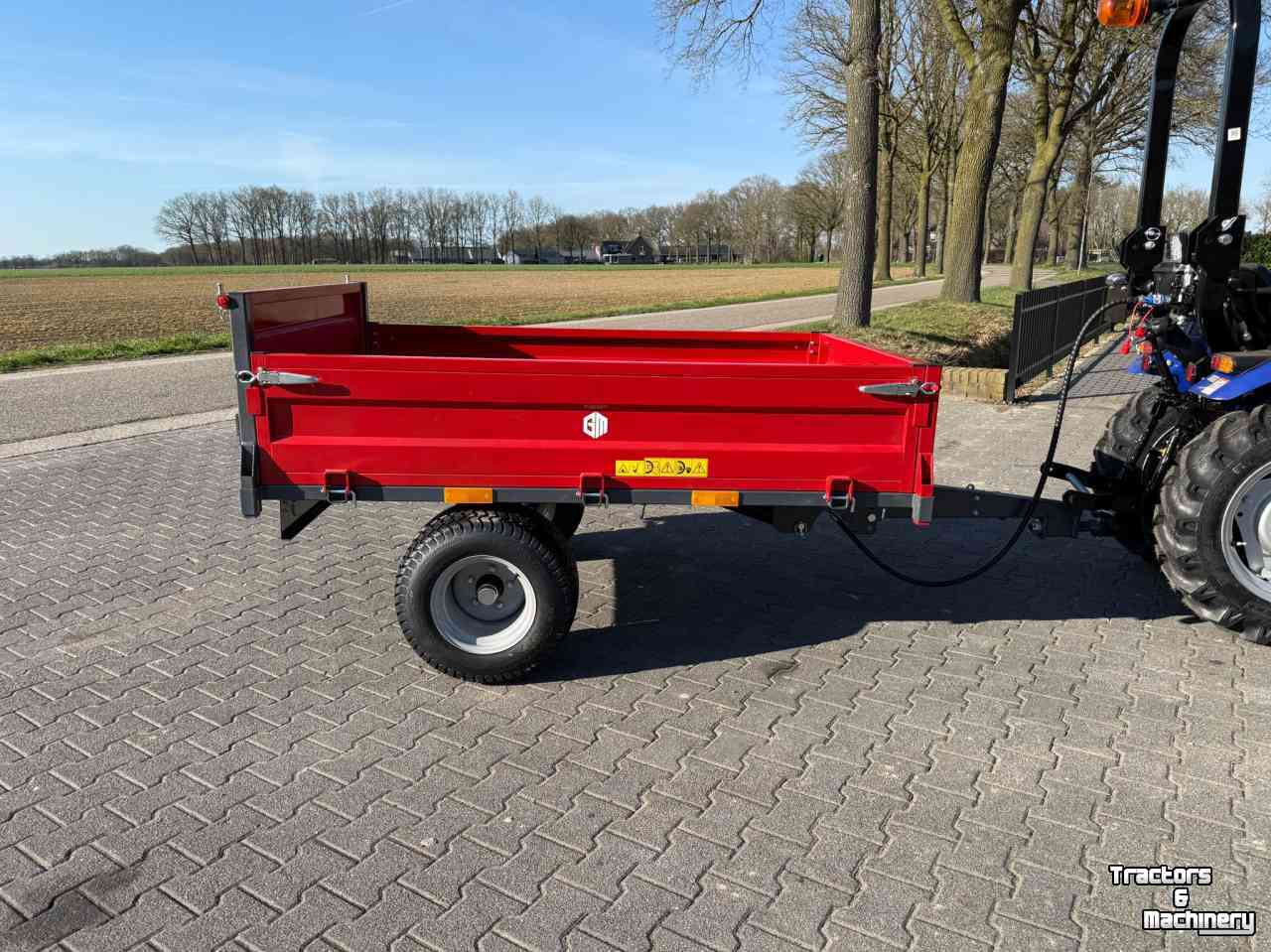 Earth- / Sand-dumper  Garmech Trailer 2500kg - Enkelasser Kipwagen