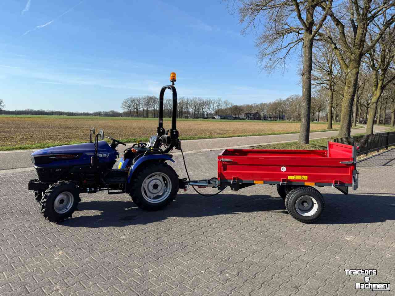 Earth- / Sand-dumper  Garmech Trailer 2500kg - Enkelasser Kipwagen