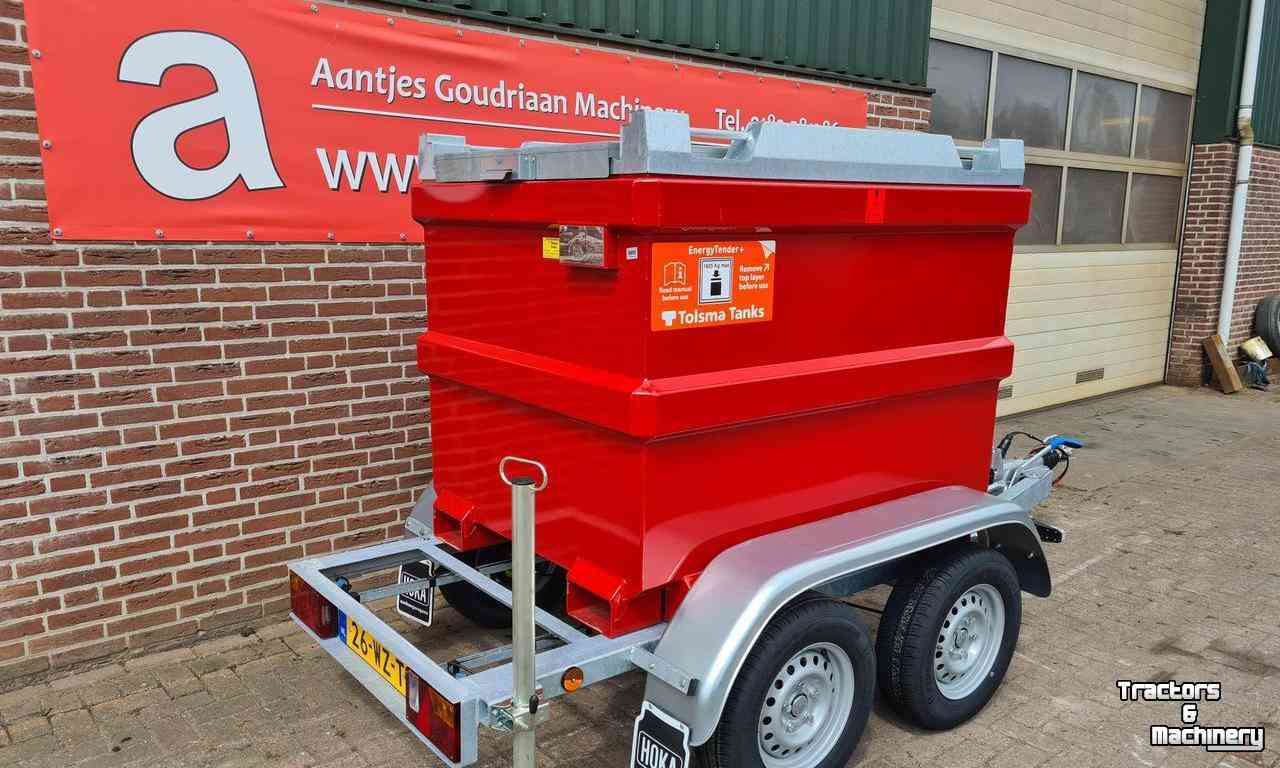 Other agricultural transport equipment and accessories  Snelverkeer tankwagen geremd - IBC op tandemas