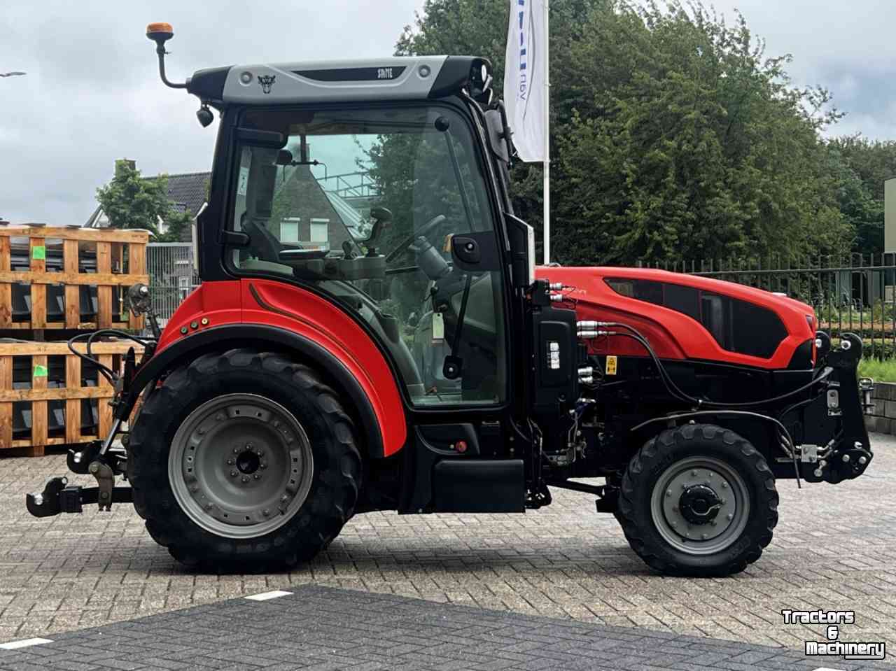 Small-track Tractor Same Frutteto 90V CVT vario Fronthef  Breed 125cm