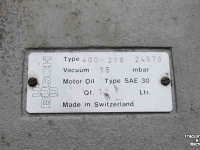 Other earthmoving and heavy equipment and accessories  Busch 400-218 Diep vacuümpomp vacuümunit vacuümsysteem vacuümtank