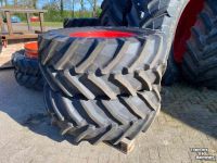 Wheels, Tyres, Rims & Dual spacers  620/70R42 Kleber + 540/65R30 Trelleborg