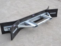 Rubber yard scraper Qmac RSLVB 270 X Dubbeldoel Rubberschuif Erfschuif / Modderschuif / Mestschuif / Sneeuwschuif