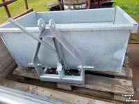 Tractor tipping boxes  Transportbak gegalvaniseerd 1 & 1,25 mtr
