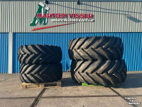 Wheels, Tyres, Rims & Dual spacers Trelleborg 710/60R42+600/60R30 op Fendt velgen 10-gaats