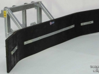 Rubber yard scraper Qmac Modulo rubber erfschuif straatschuif wegenschuif aanbouw Schaffer