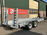 Low loader / Semi trailer AGM Inrij transportwagen / Oprijwagen / Machine transporter / Mini-dieplader