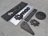 Diverse new spare-parts Qmac RSM210 Rubbermat 210 cm 