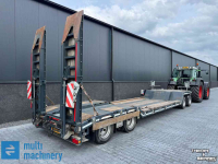 Low loader / Semi trailer  TwenteTrailer 4-asser kuip dieplader