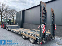 Low loader / Semi trailer  TwenteTrailer 4-asser kuip dieplader