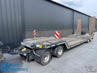 Low loader / Semi trailer  TwenteTrailer 4-asser kuip dieplader