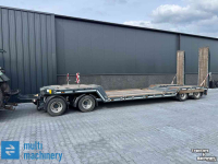 Low loader / Semi trailer  TwenteTrailer 4-asser kuip dieplader