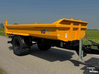 Dumptrailer VGM VGM Whitney 6 bakkenwagen / kipper midejo