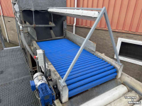 Rotary washing-drums  Spiessens was-/ spoelcombinatie, wastrommel, rollenleestafel, lappendroger
