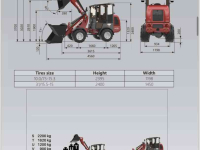 Wheelloader Heracles H220 (zonder cabine)