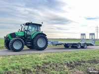 Low loader / Semi trailer VGM Robson 14 oprijwagen oprijkar dieplader machine transporter