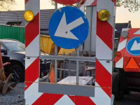 Other equipment for road, roadside and ditch maintenance  Verkeersactiebord / Afzettingsbord