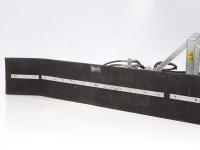 Rubber yard scraper Qmac Rubberschuif Voerschuif Sneeuwschuif Bobcat