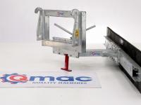 Manure scraper Qmac Gummischieber für futter 2.40 mtr mit anbau Weidemann
