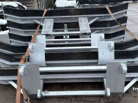Rubber yard scraper Roo Rubber Vuilschuiver / Rubberschuif / Modderschuif / Erfschuif / Mestschuif met Euro aansluiting