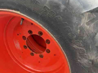Wheels, Tyres, Rims & Dual spacers Michelin 650/60R38 Xeobib & 520/60R28 Xeobib VF