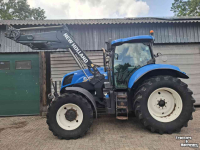Tractor New Holland T7.170 Range Command voorlader fronthef front PTO geveerde vooras en cabine