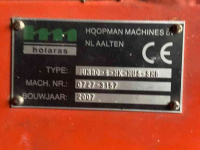 Silage spreader Holaras Jumbo kuilverder met grasriek