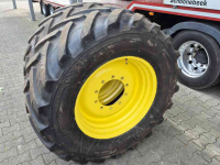 Wheels, Tyres, Rims & Dual spacers Alliance 480/70R30 AgriStar II 21mm op JOHN DEERE velg