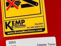 Diverse new spare-parts Kemp Adapter Terex naar Ahlmann