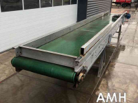 Conveyor  8000X900 MM TRANSPORTBAND VLAKKE BAND FLAT BELT CONVEYOR BELT FLACHBAND FÖRDERBAND