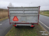 Dumptrailer Kersten 3,5 tons gegalvaniseerd kipper kipkar