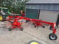 Rake Kuhn GA 8020 dubbele hark zijafleg, duiner dijker rugger wierser harken opdijker opduiner rotorhark