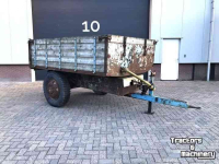 Dumptrailer  Kipper / Kipwagen met houten opbouw