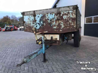 Dumptrailer  Kipper / Kipwagen met houten opbouw
