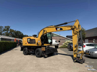 Excavator mobile Caterpillar M318F schuifblad en stempels