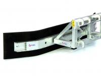 Rubber yard scraper Qmac Gummischieber für Hof 1.80 mtr anbau Schaffer