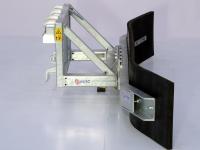 Rubber yard scraper Qmac Gummischieber für Hof 1.80 mtr anbau Schaffer