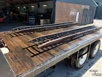 Low loader / Semi trailer  2 Assige oprijwagen