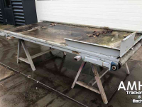 Conveyor  3100X1400 MM TRANSPORTBAND VLAKKE BAND FLAT BELT CONVEYOR BELT FLACHBAND FÖRDERBAND