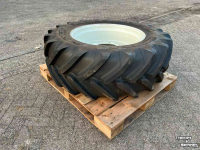 Wheels, Tyres, Rims & Dual spacers Michelin Multibib 440/65R28 incl. verstelbare velg 9 gaats