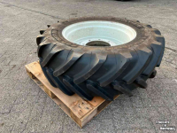 Wheels, Tyres, Rims & Dual spacers Michelin Multibib 440/65R28 incl. verstelbare velg 9 gaats
