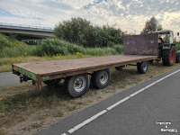 Agricultural wagon Kersten 8 tons balenwagen 3 asser 660x210cm