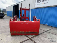 Silage cutting bucket Redrock Alligator Kuilhapper met hefmast