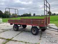 Agricultural wagon  Gijzen platte wagen vierwielige wagen